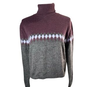 Absolutely Crewneck Sweater - Purple and Gray